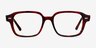 Ray-Ban RB5382 Red Havana AcetateEyeglass Frames from EyeBuyDirect, Front View