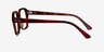 Ray-Ban RB5382 Red Havana AcetateEyeglass Frames from EyeBuyDirect, Side View