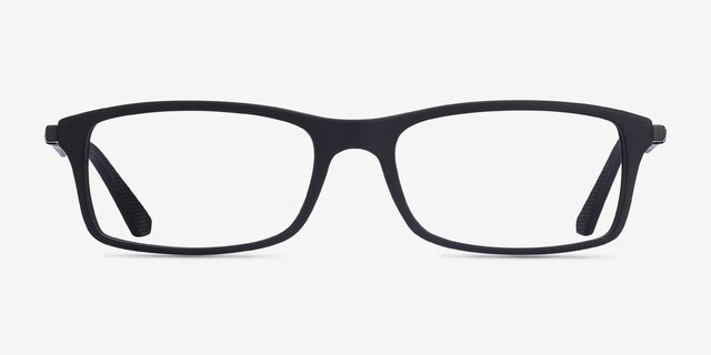 Ray-Ban RB7017 Black PlasticEyeglass Frames from EyeBuyDirect, Front View