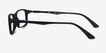 Ray-Ban RB7017 Black PlasticEyeglass Frames from EyeBuyDirect, Side View