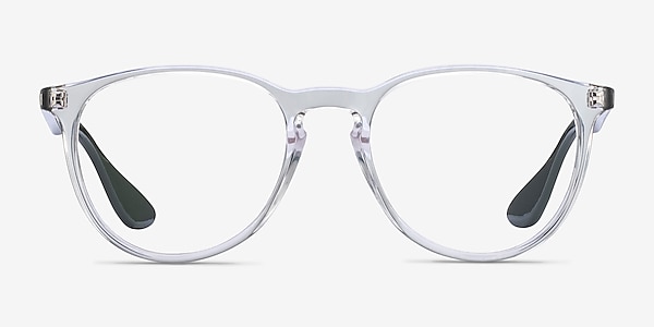 Ray-Ban RB7046 Clear Green Plastic Eyeglass Frames