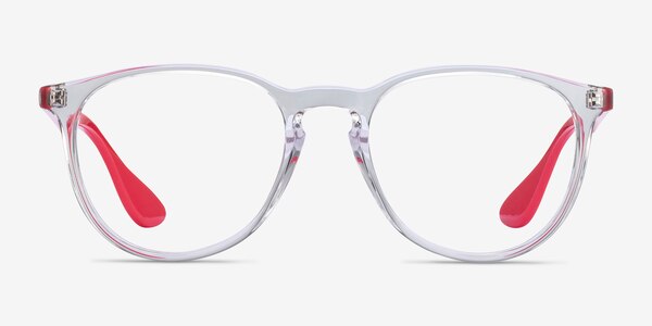 Ray-Ban RB7046 Clear Red Plastic Eyeglass Frames