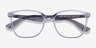 Ray-Ban RB7066 Clear Gray PlasticEyeglass Frames from EyeBuyDirect, Closed View