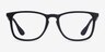 Ray-Ban RB7074 Noir PlastiqueMontures de lunettes de vue d'EyeBuyDirect, Vue de Face