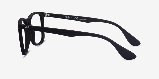 Ray-Ban RB7074 Noir PlastiqueMontures de lunettes de vue d'EyeBuyDirect, Vue de Côté