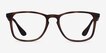 Ray-Ban RB7074 Tortoise PlasticEyeglass Frames from EyeBuyDirect, Front View