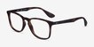 Ray-Ban RB7074 Tortoise PlasticEyeglass Frames from EyeBuyDirect, Angle View