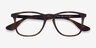 Ray-Ban RB7074 Tortoise PlasticEyeglass Frames from EyeBuyDirect, Closed View