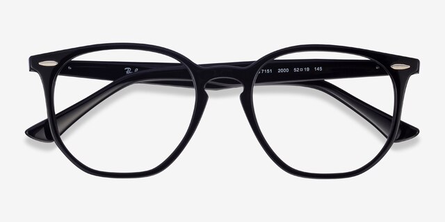 Ray-Ban RB7151 Black AcetateEyeglass Frames from EyeBuyDirect, Closed View