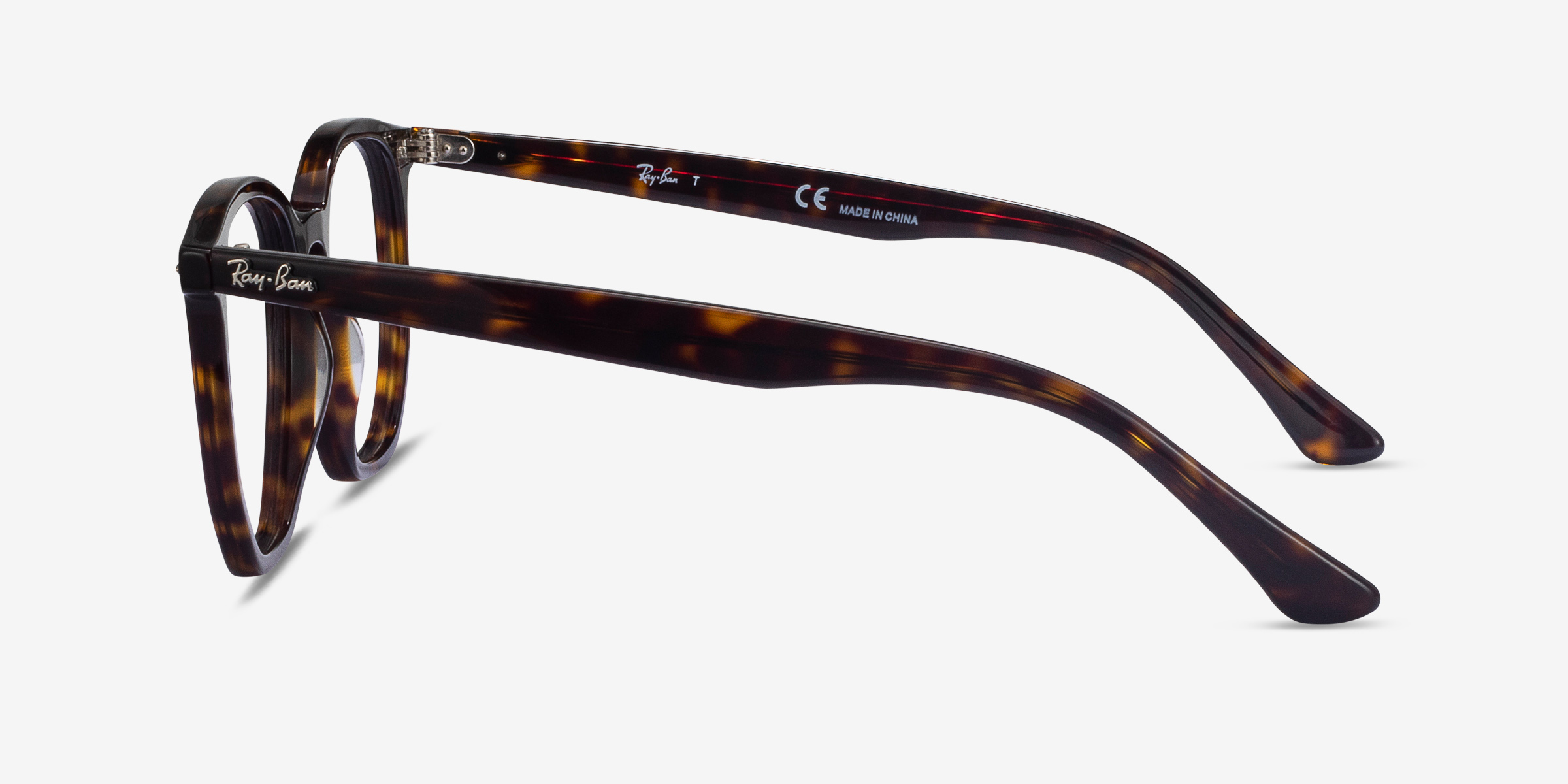 Ray-Ban RB7151 - Square Tortoise Frame Eyeglasses | Eyebuydirect Canada