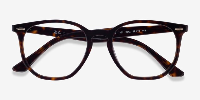 Ray-Ban RB7151 Tortoise AcetateEyeglass Frames from EyeBuyDirect, Closed View