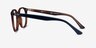 Ray-Ban RB7151 Blue Tortoise AcetateEyeglass Frames from EyeBuyDirect, Side View