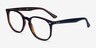 Ray-Ban RB7151 Blue Tortoise AcetateEyeglass Frames from EyeBuyDirect, Angle View