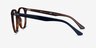 Ray-Ban RB7151 Blue Tortoise AcetateEyeglass Frames from EyeBuyDirect, Side View