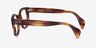 Ray-Ban RB0880 Brown Striped AcetateEyeglass Frames from EyeBuyDirect, Side View