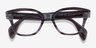 Ray-Ban RB0880 Gray Striped AcetateEyeglass Frames from EyeBuyDirect, Closed View