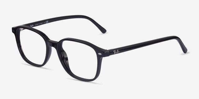 Ray-Ban RB5393 Leonard Black AcetateEyeglass Frames from EyeBuyDirect, Angle View