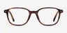 Ray-Ban RB5393 Leonard Brown Striped AcetateEyeglass Frames from EyeBuyDirect, Front View