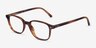 Ray-Ban RB5393 Leonard Brown Striped AcetateEyeglass Frames from EyeBuyDirect, Angle View