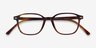 Ray-Ban RB5393 Leonard Brown Striped AcetateEyeglass Frames from EyeBuyDirect, Closed View