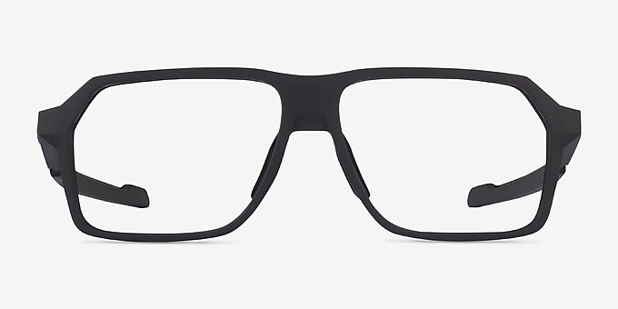 Oakley Bevel Black Plastic Eyeglass Frames