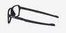 Oakley Bevel Black PlasticEyeglass Frames from EyeBuyDirect, Side View