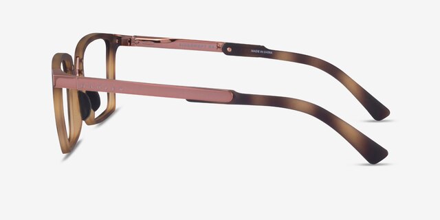Oakley Sideswept Rx Tortoise & Rose Gold MetalEyeglass Frames from EyeBuyDirect, Side View