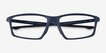 Oakley Chamber Universe Blue PlasticEyeglass Frames from EyeBuyDirect, Closed View
