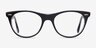 Ray-Ban RB2185V Black Clear AcetateEyeglass Frames from EyeBuyDirect, Front View