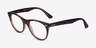 Ray-Ban RB2185V Leopard AcetateEyeglass Frames from EyeBuyDirect, Angle View
