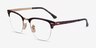 Ray-Ban RB3716VM Floral & Gold MetalEyeglass Frames from EyeBuyDirect, Angle View