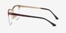 Ray-Ban RB3716VM Floral & Gold MetalEyeglass Frames from EyeBuyDirect, Side View