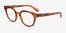 Ray-Ban RB4324V Light Tortoise PlasticEyeglass Frames from EyeBuyDirect, Angle View