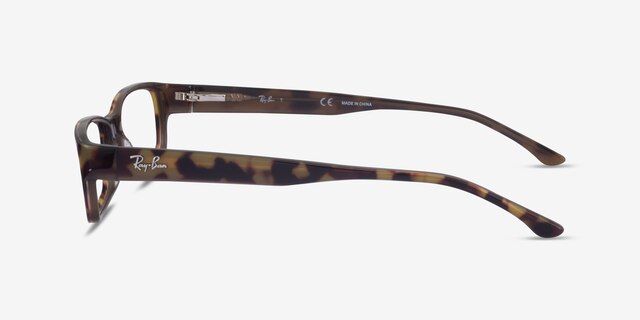 Ray-Ban RB5114 Tortoise AcetateEyeglass Frames from EyeBuyDirect, Side View
