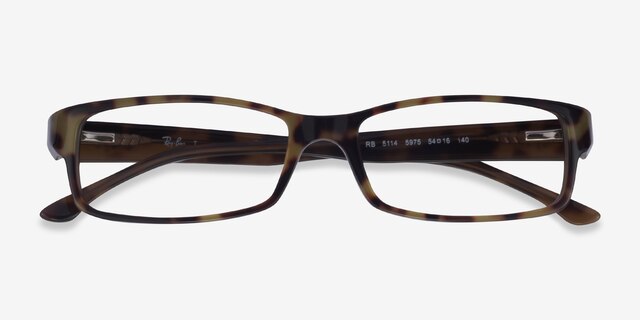 Ray-Ban RB5114 Tortoise AcetateEyeglass Frames from EyeBuyDirect, Closed View