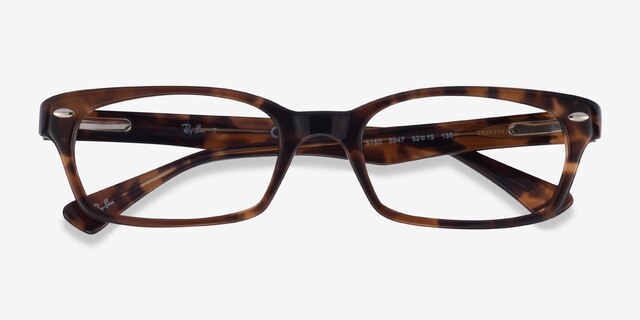 Ray-Ban RB5150 Tortoise AcetateEyeglass Frames from EyeBuyDirect, Closed View