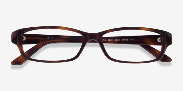 Ray-Ban RB5272 Tortoise AcetateEyeglass Frames from EyeBuyDirect, Closed View