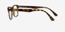 Ray-Ban RB5279 Yellow Tortoise AcetateEyeglass Frames from EyeBuyDirect, Side View