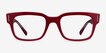Ray-Ban Jeffrey Light Red AcetateEyeglass Frames from EyeBuyDirect, Front View