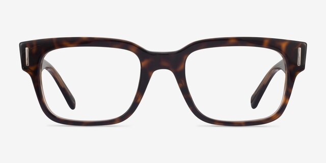 Ray-Ban Jeffrey Tortoise AcetateEyeglass Frames from EyeBuyDirect, Front View