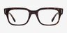 Ray-Ban Jeffrey Tortoise AcetateEyeglass Frames from EyeBuyDirect, Front View