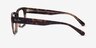 Ray-Ban Jeffrey Tortoise AcetateEyeglass Frames from EyeBuyDirect, Side View