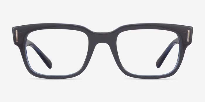 Ray-Ban RB5388 Gray & Blue Acetate Eyeglass Frames from EyeBuyDirect