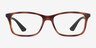 Ray-Ban RB7047 Tortoise & Green PlastiqueMontures de lunettes de vue d'EyeBuyDirect, Vue de Face