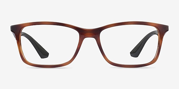 Ray-Ban RB7047 Tortoise & Green Plastic Eyeglass Frames