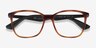 Ray-Ban RB7066 Tortoise & Green PlastiqueMontures de lunettes de vue d'EyeBuyDirect, Vue Rapprochée