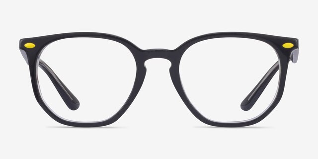 Ray-Ban RB7151M Gray & Clear AcetateEyeglass Frames from EyeBuyDirect, Front View