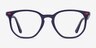 Ray-Ban RB7151M Blue & Clear AcetateEyeglass Frames from EyeBuyDirect, Front View