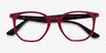 Ray-Ban RB7151M Red & Tortoise AcetateEyeglass Frames from EyeBuyDirect, Closed View