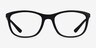 Ray-Ban RB7169 Matte Black PlasticEyeglass Frames from EyeBuyDirect, Front View